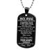 KIHOUT Stainless Steel Jewelry For My Son s Military Necklace Stainless Steel Lettering Gift Deals