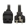 Tripp Lite Power Cord C19 to NEMA 5-20P Heavy Duty 20A 125V 12AWG Black 6ft