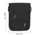 Neck Wallet Travel Pouch, Passport Holder RFID Blocking, Black