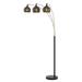 Lite Source Ls-83833 Rayssa 3 Light 83 Tall Arc Floor Lamp - Black