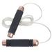 Weight-bearing gold-plated steel wire skipping rope for men and women fitness sports rope - black