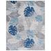 SAFAVIEH Cabana Kuzman Cream/Red 2 X8 Runner Area Rug Grey/Blue 9 x 12