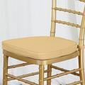Efavormart 50PCS GOLD Chiavari Chair Cushion Chair Pad with Attachment Straps Party Event Decoration - 2 Thick