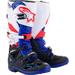 Alpinestars Tech 7 Mens MX Offroad Boots Black/Blue/Red/White 16 USA