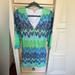 Lilly Pulitzer Dresses | Lily Pulitzer Blue And Green Knit Long Sleeve Dress Size Small | Color: Blue/Green | Size: S