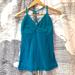 Lululemon Athletica Tops | Euc Lululemon Turquoise Strappy Top Sz. 6 | Color: Blue/Green | Size: 6