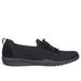 Skechers Women's Newbury St - Casually Sneaker | Size 7.0 | Black | Textile/Leather/Synthetic