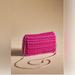 Anthropologie Bags | Anthropologie Beaded Crochet Clutch | Color: Gold/Pink | Size: 8” By 4.5” By 1”