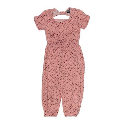 Picapino Jumpsuit: Pink Print Sk...