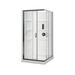 A&E Bath and Shower Danny 35.98" W x 35.98" D x 70.86" H Framed Square Shower Enclosure and Base Included, in White | Wayfair Danny Chrome