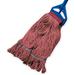 Carlisle Food Service Products Large Red Looped-End Mop W/Red Band - 4 Ply, Cotton | Wayfair 369424B05