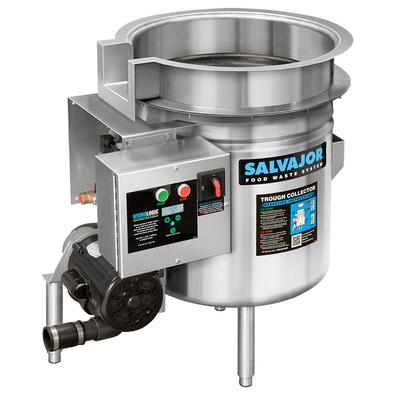 Salvajor S419 Trough Collector, Conveyor & Collecting System, 3/4 HP, 208v/3ph, Stainless Steel
