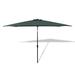 Arlmont & Co. Outdoor Umbrella Parasol Patio Sunshade Tilting System Sun Shelter in Green | 94.5 H x 78.7 W in | Wayfair