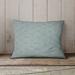 Foundry Select Geometric Indoor/Outdoor Throw Pillow Polyester/Polyfill blend in Blue | 14 H x 20 W x 4 D in | Wayfair