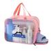 Clear Makeup Bag PVC Waterproof Cosmetic Bag Large Clear Travel Toiletry Organizer Bag - style 1