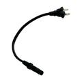 Kentek 1 Feet FT AC Power Cable Cord Replacement for Sony Playstation 3 PS3 Slim Super Slim PS4