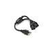 Hosa YAC406 Power Y Cable Nema 5-15p - Iec C13