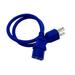 Kentek 2 FT Blue 3 Prong AC Power Cable Cord for VIZIO LG SAMSUNG PANASONIC TV LCD Plasma HDTV