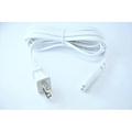 [UL Listed] OMNIHIL White 5 Feet Long AC Power Cord Compatible with JBL Bar 2.1 Deep Bass SOUNDBAR SUBWOOFER