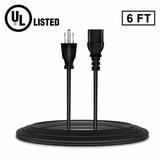 FITE ON 6ft UL AC Power Cord Cable for Line 6 Relay G90 Digital Wireless Guitar System