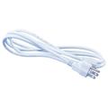 OMNIHIL (8FT) AC Power Cord for Alesis MultiMix 8 Line Eight-Channel Stereo Line Mixer - White