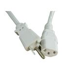 [UL LISTED] WHITE [30FT] AC Power Cord for Moog Little Phatty Stage II Analog Synthesizer