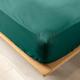 Douceur D'intérieur - Drap housse 90x190 cm - Coton bio Vert - Vert