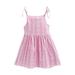 Baby Deals!Toddler Girl Clothes Clearance Dresses for Baby Girls 2023 Baby Girls Dresses Baby Girls Dress Toddler Kids Baby Girl Summer Seaside Beach Dress Sling Skirt Floral Skirt