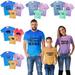 Mother s Day Boys Girls Short Sleeve Tee Loose Tops Plus Size Men