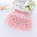 Baby Deals! Toddler Girl Clothes Clearance Reduced Girls Dresses Baby Girl Clothes Toddler Girls Cute Party Dance Solid Color Net Yarn Tulle Princess Dress Skirt Lovely Children Girl Dresses Sundress