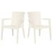 Montana Set of 4 Stackable Armchair-White