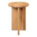 Aurelle Home Modern Geometric Round Accent Table