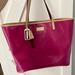 Coach Bags | Coach Park Metro Patent Tote Bag | Color: Pink | Size: Os