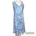 Lilly Pulitzer Dresses | Lilly Pulitzer Florin Sleveless Linen Commotion In The Ocean Sz Xs Nwt | Color: Blue/White | Size: Xs