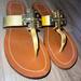 Tory Burch Shoes | Like New Tory Burch Gold Sandals | Color: Gold | Size: 6