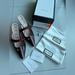 Gucci Shoes | Gucci Women's Signature Web Strap Horsebit High-Heel Leather Mules Black 39 New | Color: Black | Size: 9