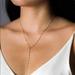 Free People Jewelry | Free People Gold Lariat Y-Necklace | Color: Gold | Size: Os