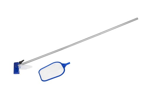 Bestway Flowclear Poolpflege-Set mit Venturi-Sauger + Kescher für Poolgrößen bis 396 cm Image