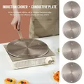 Plaque de Conduction Thermique pour Cuisinière à Induction en Acier Inoxydable Diffuseur de