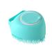 Silicone Body Scrubber Soft Silicone Loofah Exfoliating Body Scrubber Silicone Body Brush Bath Shower Scrubber for Body 2 in 1 Bath and Shampoo Wash Brush for Skin Exfoliation Men Women Kid