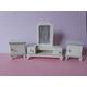 Vintage Miniature Dressing Table and Cabinets