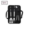 Barbecue Accessories High-Quality Barbecue Cutlery Set 3-Piece Stainless Steel Barbecue Tongs Barbecue Fork Barbecue Shovel Ideal For Barbecues Including Nylon Storage Bag F119202