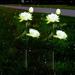 RKSTN Solar Lotus-Flower Light 2PCS Solar Flower Lights Outdoor Solar Yard Decoration Lights Landscapes Lamp for Patio Lawns Pathways Lightning Deals of Today - Summer Clearance on Clearance