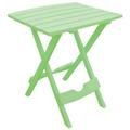 Fall Show 19.75 in. Adams Quik-Fold Summer Green Rectangular Resin Folding Side Table