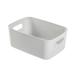 Desktop Storage Basket Kitchen Organizer Desk Cosmetic Storages Box Organization and Storage Tray Kitchen Drawer Organizer Household Storage Tray[Medium Gray]