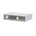 Teblacker Desktop Cosmetic Kawaii Stationery Storage Box Ins Drawer Storage Pen Cabinet Office Desk Stackable Storage Organizer(White2)