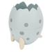 Dinosaur Egg Pencil Holder Space Saving Opening Design Detachable Structure PP Dinosaur Egg Shape Storage Box for Office Schools Home Storage[Blue]