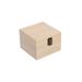 Wooden Storage Box Container Decorative Portable Wood Boxes Unfinished Gift Box Trinket Box Organizer for Home Decoration Valentine s 14x14x10cm