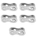 5 pairs of chain link bicycles lack chain link main chain link bicycle chain quick break repair chain link connector bicycle repair tool bicycle parts[ 6/7/8 speed universal ]