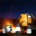 Sports Outdoors Camping Hiking Outdoor Multifunctional Lighting LED Portable Tent Light Home Table Lamp Charging Models 3-in-1 Camping Light Flashlight Black